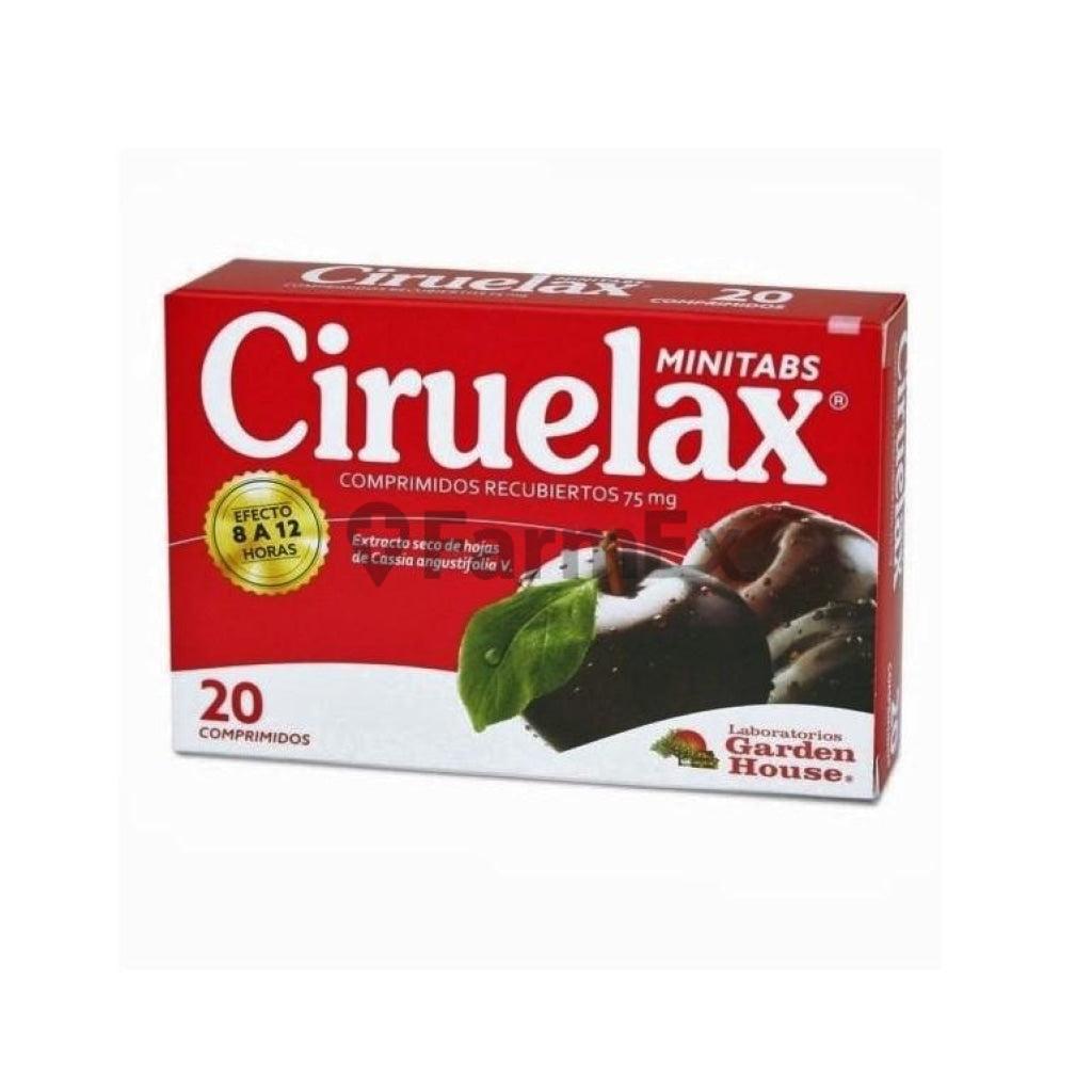 Ciruelax Minitabs 75 mg. x 20 Comprimidos GARDEN HOUSE
